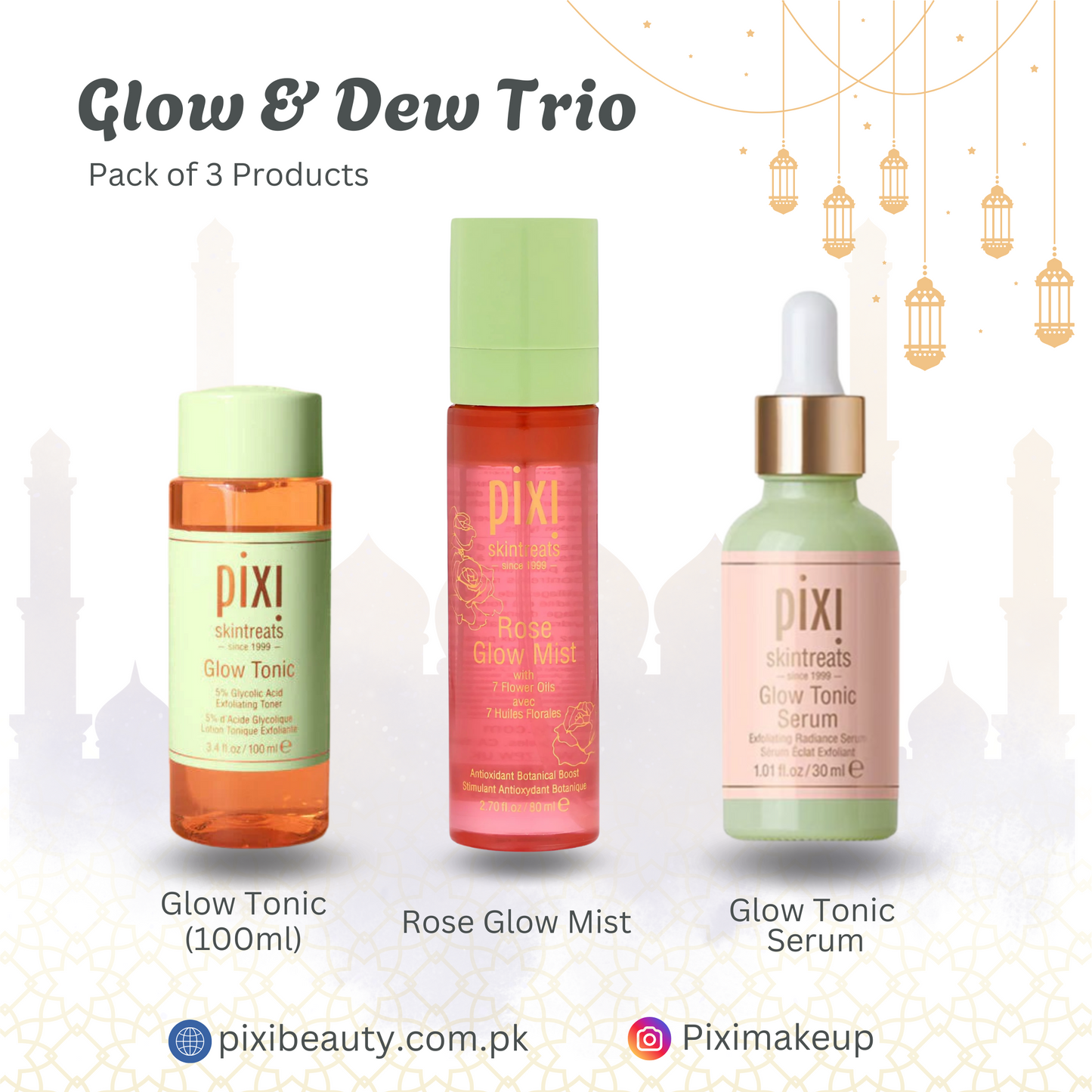 Glow & Dew Trio